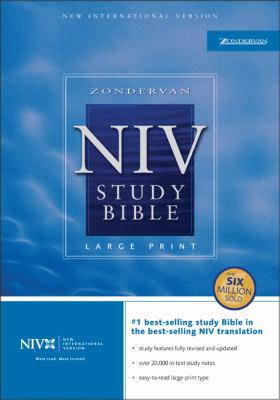 Study Bible-NIV-Large Print [Large Print] 0310930340 Book Cover