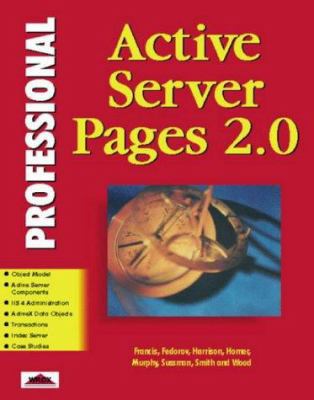 Professional Active Server Pages 2.0 1861001266 Book Cover