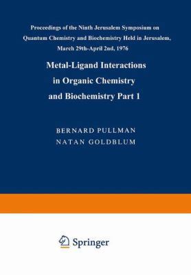 Metal-Ligand Interactions in Organic Chemistry ... 9401763941 Book Cover