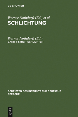 Streit schlichten [German] 3110135086 Book Cover