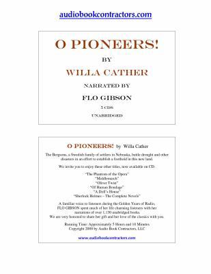 O Pioneers! (Classics on CD) 1606460757 Book Cover