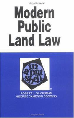 Modern Public Land Law Use in a Nutshell 0314240764 Book Cover