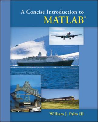 A Concise Introduction to MATLAB 0073385832 Book Cover