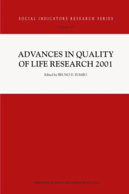 Advances in Quality of Life Research 2001 9048162092 Book Cover