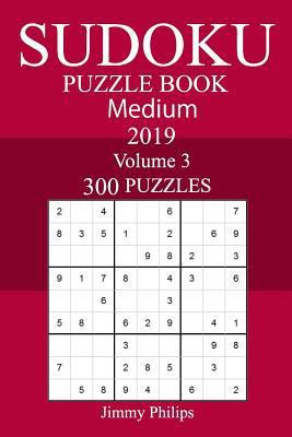 300 Medium Sudoku Puzzle Book 2019 172725807X Book Cover