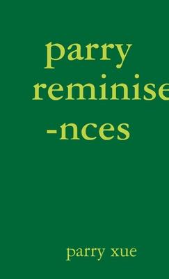 parry reminisences 0359944523 Book Cover