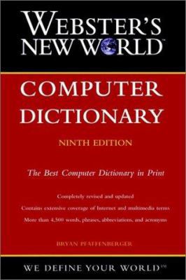 Webster's New World Computer Dictionary 0764563254 Book Cover
