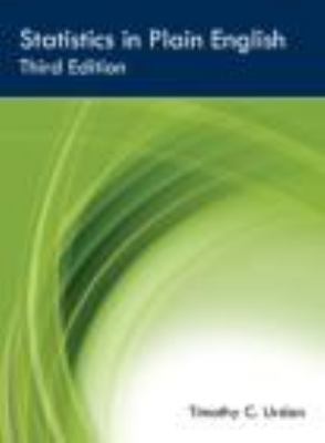 Statistics in Plain English, Third Edition 041587291X Book Cover