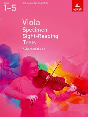 Viola Specimen Sight Reading Tests 1-5 1848493541 Book Cover