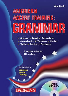 American Accent Training: Grammar with Audio CD... 0764196510 Book Cover