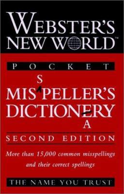 Webster's New World Pocket Misspeller's Dictionary 0028617207 Book Cover
