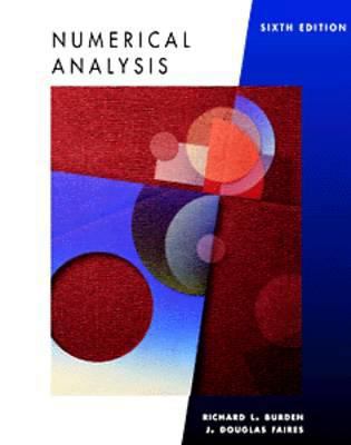 Numerical Analysis 0534955320 Book Cover