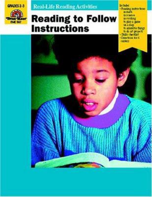 Reading to Follow Instructions: Grades 2-3 1557995907 Book Cover