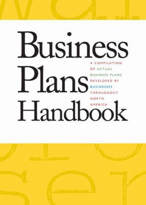 Business Plans Handbook 0787664855 Book Cover
