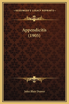 Appendicitis (1905) 1169365078 Book Cover