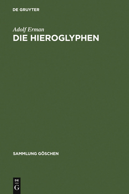 Die Hieroglyphen [German] 3111211002 Book Cover
