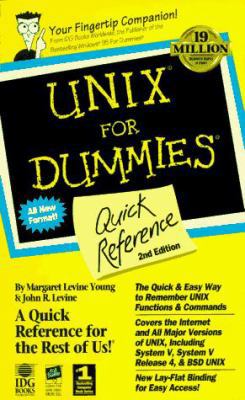 UNIX for Dummies Quick Reference 1568849796 Book Cover