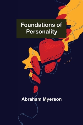 Foundations of Personality 9356157340 Book Cover