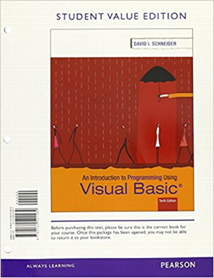 Introduction to Programming Using Visual Basic,... 0134521587 Book Cover