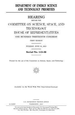 Department of Energy science and technology pri... 1981674071 Book Cover