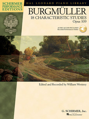 Johann Friedrich Burgmuller - 18 Characteristic... 1423458133 Book Cover