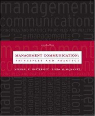 Management Communication: Principles and Practice 0072883561 Book Cover