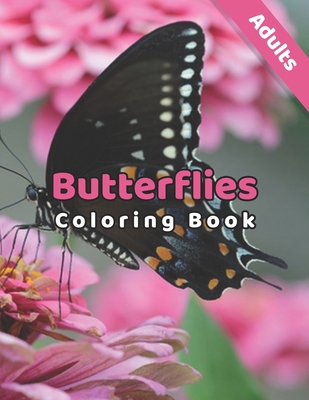 Butterflies Coloring Book: Stress Relieving Designs for Relaxation