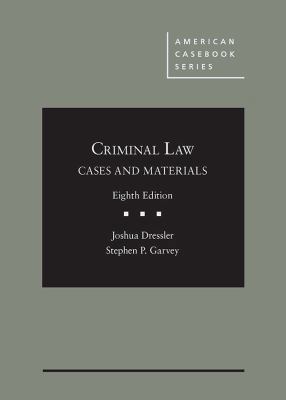 Cases and Materials on Criminal Law (American C... 168328822X Book Cover