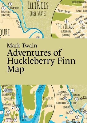 Mark Twain: Adventures of Huckleberry Finn Map 9152770966 Book Cover
