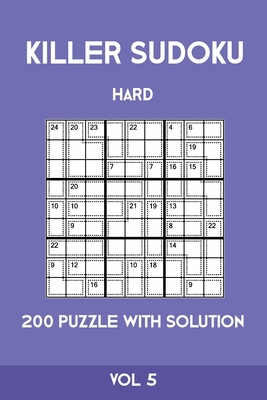 Killer Sudoku Hard 200 Puzzle With Solution Vol... 1701206838 Book Cover