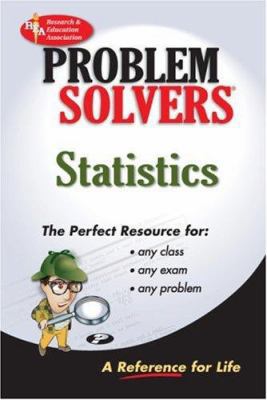 Statistics Problem Solver (Problem Solvers Solu... 087891515X Book Cover