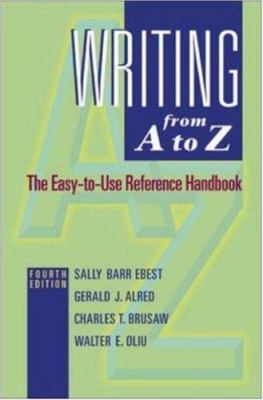 Writing from A to Z 0072872047 Book Cover