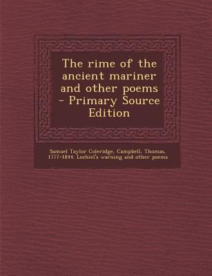 The Rime of the Ancient Mariner and Other Poems... 1295833905 Book Cover