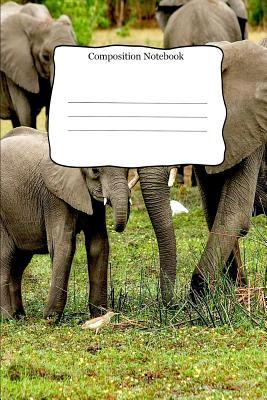 Composition Notebook: Elephant Theme Cover For ... 1073433064 Book Cover
