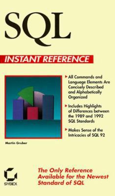 SQL Instant Reference (SYBEX INSTANT REFERENCE ... 0782111483 Book Cover