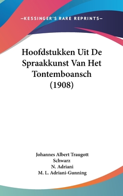 Hoofdstukken Uit de Spraakkunst Van Het Tontemb... [Chinese] 1160567409 Book Cover