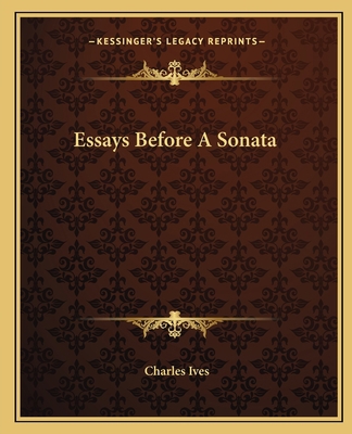 Essays Before A Sonata 1162661593 Book Cover