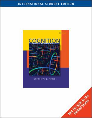 Cognition Theories and Applications, 8th Editio... B00722VVL6 Book Cover