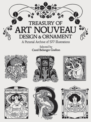 Treasury of Art Nouveau Design & Ornament 0486240010 Book Cover