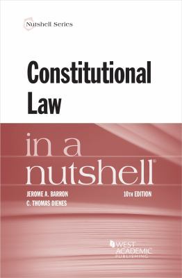 Constitutional Law in a Nutshell 1684673283 Book Cover