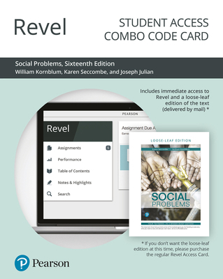 Social Problems, 16/E - Revel Combo Access Card 013546644X Book Cover