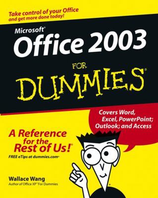 Office 2003 for Dummies B007YWHTRO Book Cover