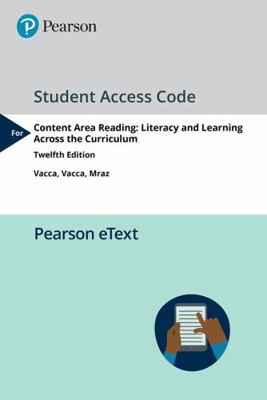 Content Area Reading: Literacy and Learning Acr... 0134228324 Book Cover