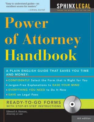 Power of Attorney Handbook [With CDROM] 1572485353 Book Cover