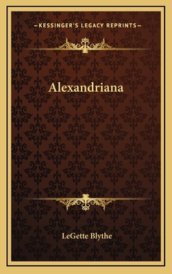 Alexandriana 1164511971 Book Cover