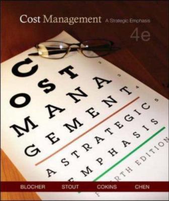 Cost Management: A Strategic Emphasis (4th Edit... 0073128155 Book Cover