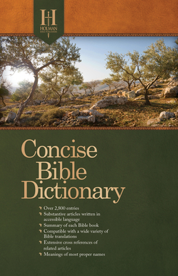 Holman Concise Bible Dictionary 1433646692 Book Cover