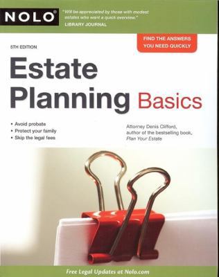 Estate Planning Basics 1413310508 Book Cover