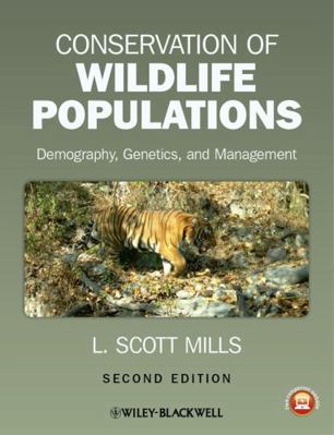 Conservation of Wildlife Popul 0470671491 Book Cover
