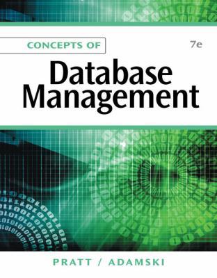 Concepts of Database Management 1111825912 Book Cover